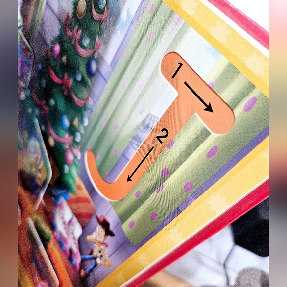 Disney C is for Christmas First Words and ABC Letter Trace & Flap Book - Picture 5 of 6